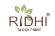 Ridhi Block Print Logo